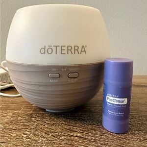 Doterra White and Tan Diffuser with New PastTense Stick